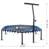 aga fitness trampolina 130 cm blue madlo 3