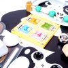 Aga4Kids Montessori dřevěná tabule Panda 3
