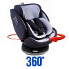 Aga Autosedačka i-Size 360° 0-36 kg Černá/Světle šedá 4