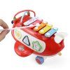Aga4Kids Interaktivní letadlo s xylofonem Červené