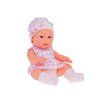 Panenka Newborn s králíčkem v košíku 32 cm Růžová 4