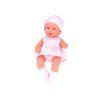 Panenka Newborn s králíčkem v košíku 32 cm Růžová 6