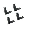 Sada 4 rohových násadek na nožky křesla / lehátka / lůžka 36 x 18 mm PATIO 3