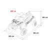 Dětská elektrická Buggy TERYX KRX1000, 91x51x28 cm Černá