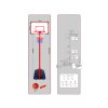 Basketbalový koš s deskou + míč a pumpička 4