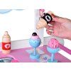 Dětský stánek ZMRZLINÁŘSTVÍ Velký s 8 zmrzlinami pastelový dřevěný