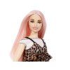 Panenka Barbie Fashionistas v leopardích šatech