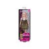 Panenka Barbie Fashionistas v leopardích šatech