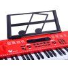 Klávesy Keyboard s mikrofonem 61 kláves červené 2