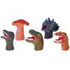 Maňásci na prsty Dinosaurus gumové 5
