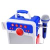Hudební reproduktor Boombox pro děti s mikrofonem modrý 4