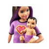 Panenka Barbie Skipper chůva + miminko s doplňky 8