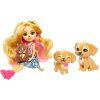 Panenka Enchantimals Golden Retriever figurky štěňátek veverka