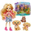 Panenka Enchantimals Golden Retriever figurky štěňátek veverka