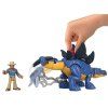 Figurky Jurassic World Imaginext Stegosaurus + Dr. Grant