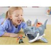 Figurka Mattel Imaginext Mega mechanický žralok útok žraloka pohyblivá tlama 8