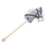 Plyšový koník Hobby Horse se zvuky cvalu a řehtání + pohyblivá tlama šedý 2