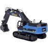 RC Bagr Robustní na pásech Kouř Světlo LED + Ovladač 7