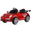 Elektrické autíčko Porsche RUF CTR3 na baterii červené + dálkový ovladač 2