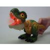 Pohyblivý DINOSAURUS Tyrannosaurus Rex Zvuk + světlo ZELENÝ 6
