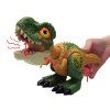 Pohyblivý DINOSAURUS Tyrannosaurus Rex Zvuk + světlo ZELENÝ 7