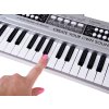 Hudební nástroj Varhany mini KEYBOARD 37 kláves + mikrofon STŘÍBRNÝ 7