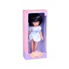 Panenka Lovely Girl 33 cm černé krátké vlasy bílé šaty 5