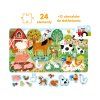 Puzzle CzuCzu Veselé puzzle Venkov Zvířátka 24 dílků 3