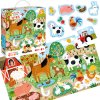 Puzzle CzuCzu Veselé puzzle Venkov Zvířátka 24 dílků