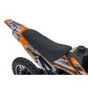 Dětská benzínová motorka STORM 49 ccm Oranžová