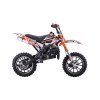 Dětská benzínová motorka STORM 49 ccm Oranžová