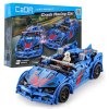 Technická stavebnice Dálkově ovládané auto CaDA Crush Racing Car 585 dílků s katapultem 3